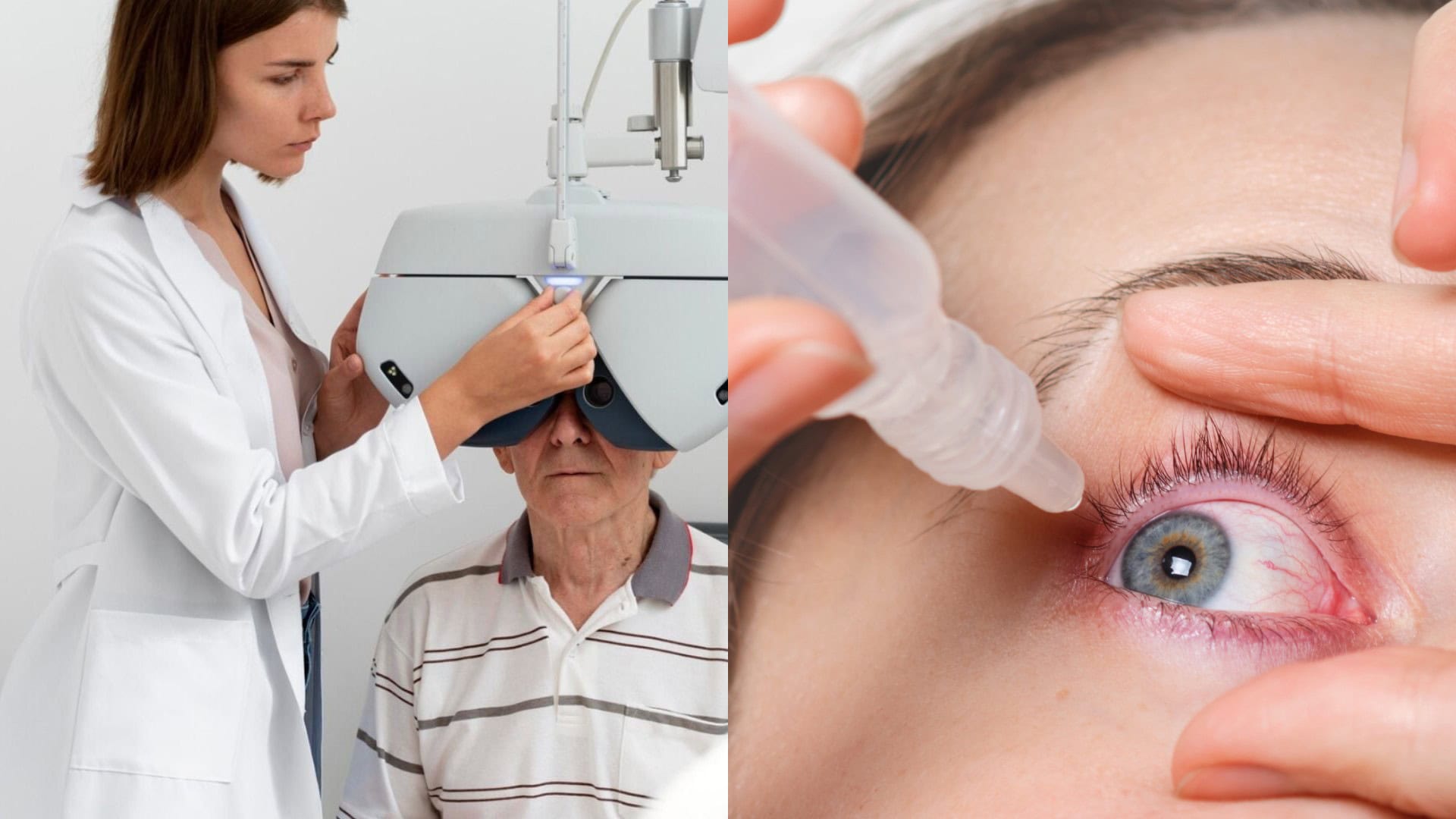 vyšetrenie u očného, suché oči