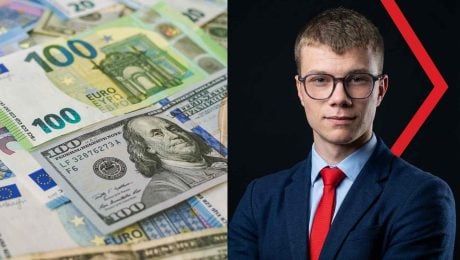 na snímke je matej bajzík, euro vs dolár
