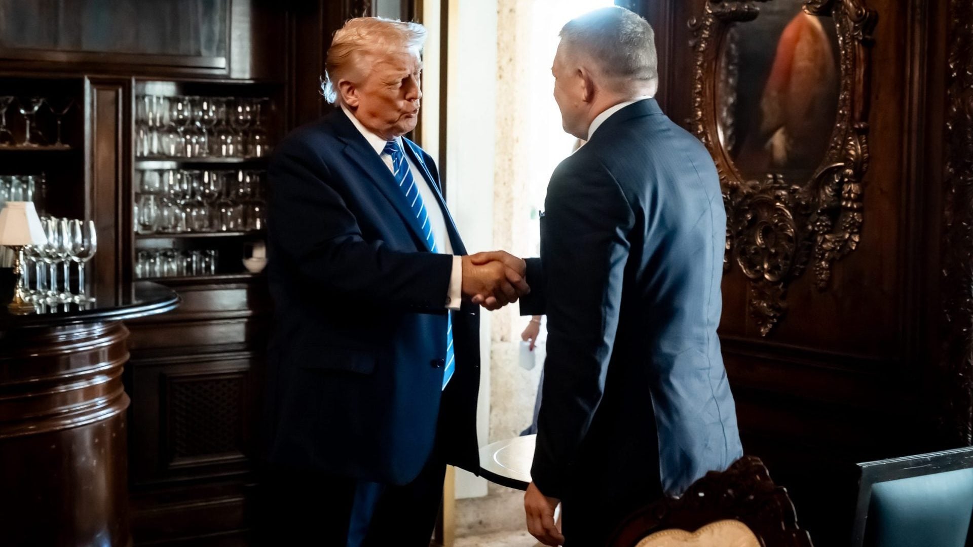 Robert Fico a Donald Trump