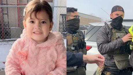 dvojročné dievčatko zadržané v Minneapolise, ICE