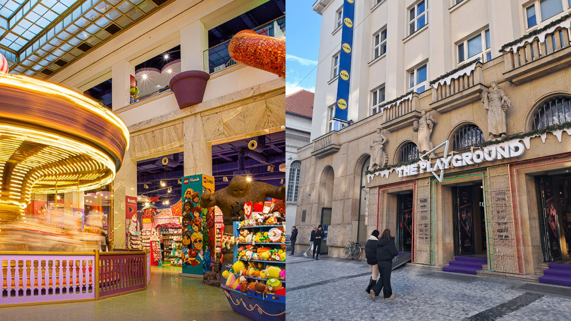 Na snímkach bývalé Playground v Prahe.