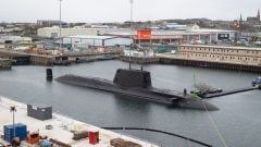 The UK's newest nuclear submarine has successfully submerged for the first time at BAE Systems in Barrow, Cumbria