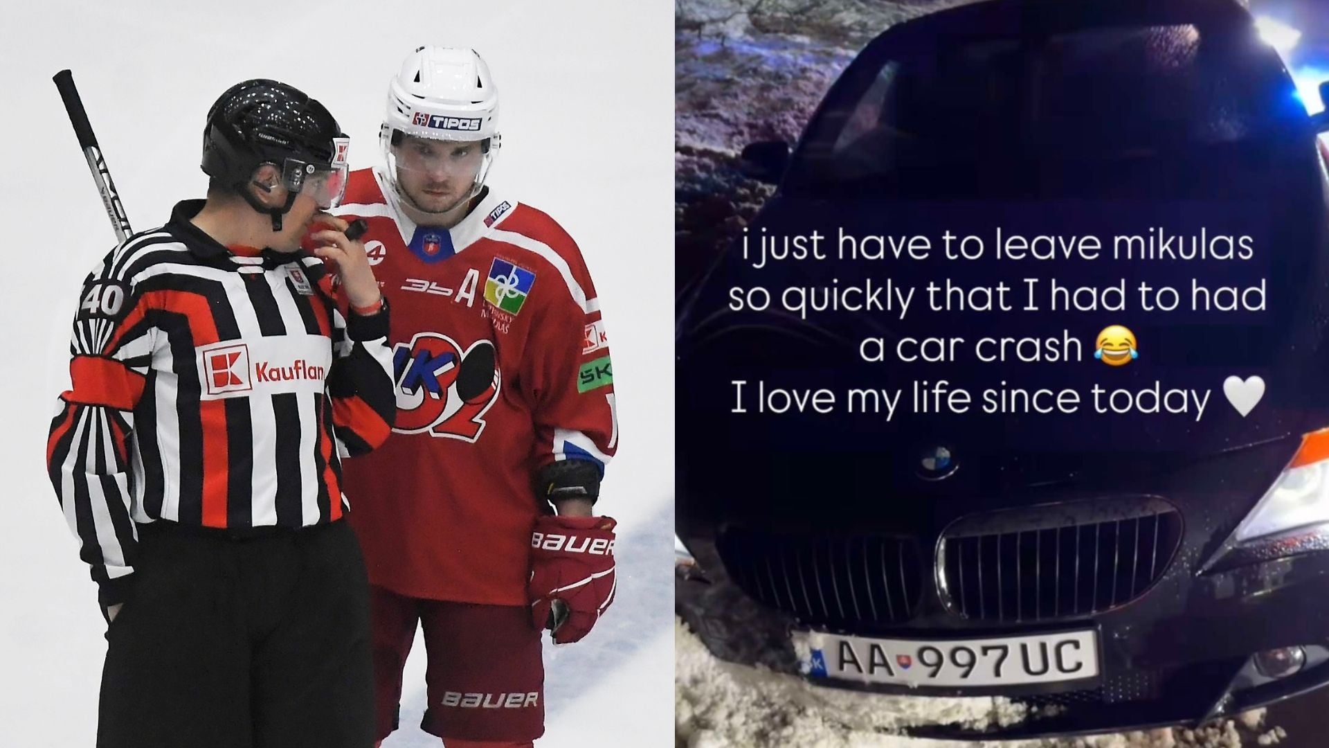 Martin Réway mal dopravnú nehodu