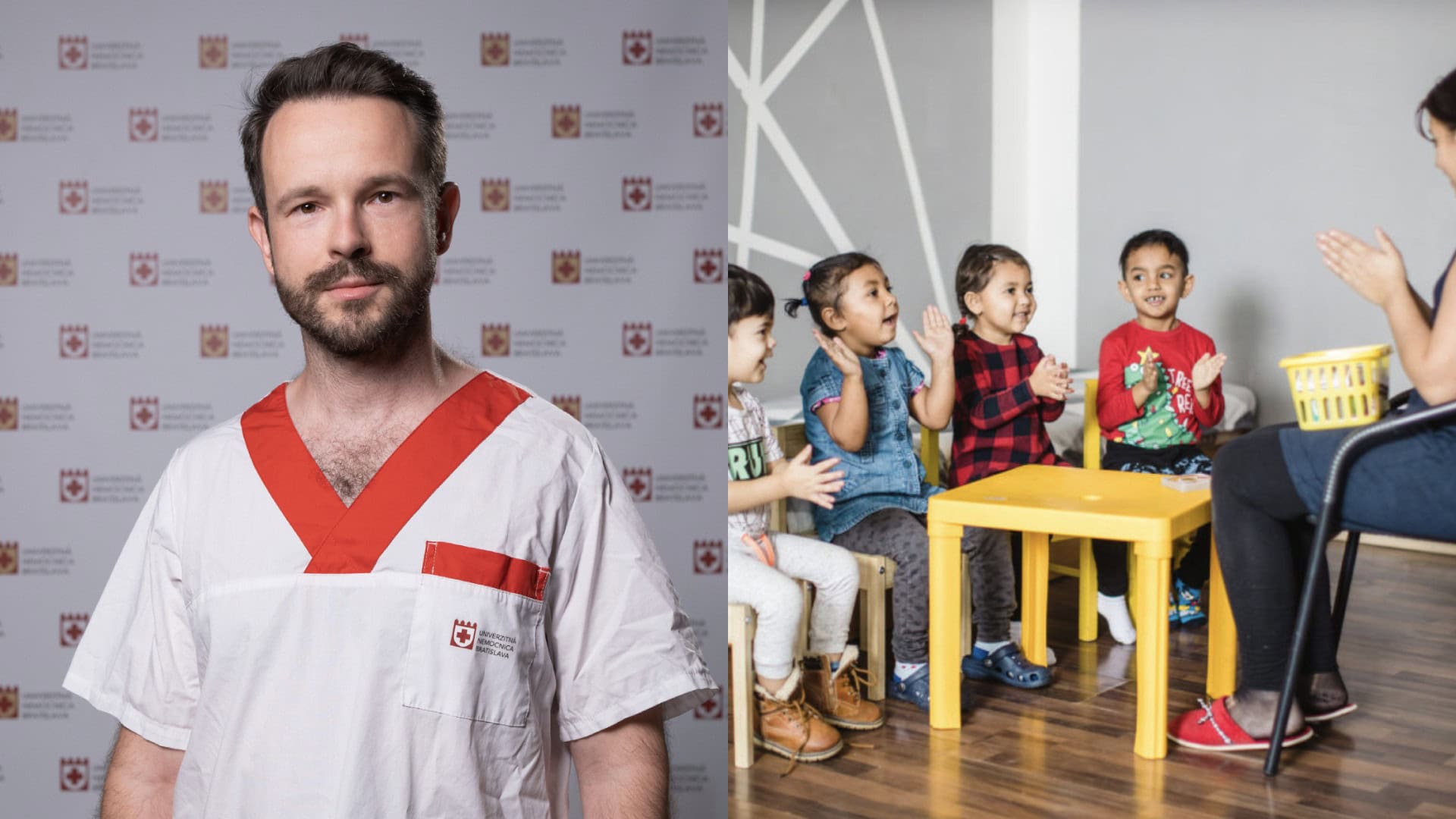 Peter Sabaka a deti z programu OMAMA