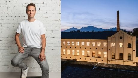 Rodinná firma z Kežmarku premenila chátrajúcu pradiareň z 19. storočia na nový symbol mesta s vyhliadkou na Tatry (FOTO)