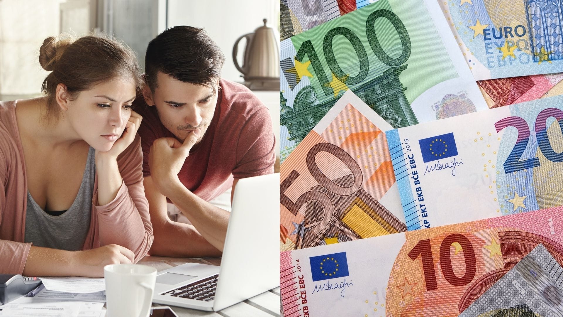 Na snímke sú dvaja ľudia, ktorí sa snažia obrátiť svoju finančnú situáciu a peniaze