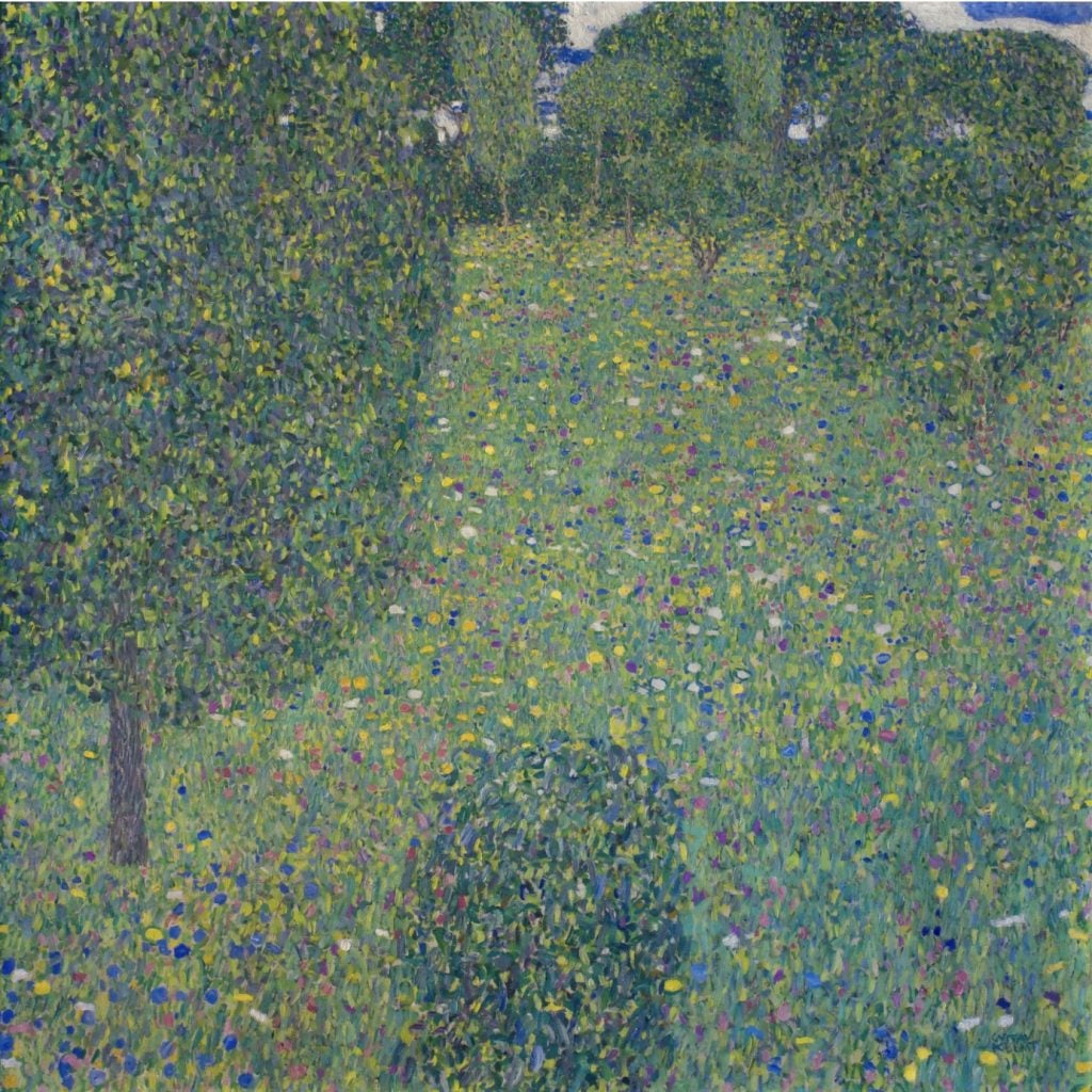 Gustav Klimt, Blumenwiese