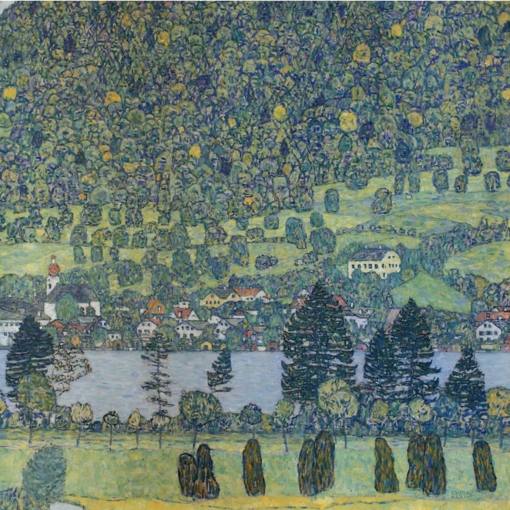 Gustav Klimt, Waldabhang bei Unterach am Attersee