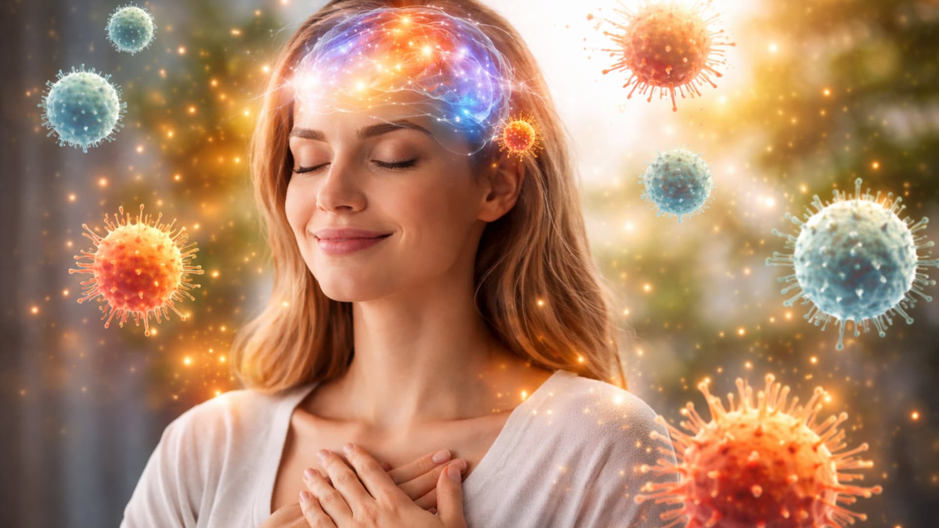 žena, mozog, pozitívna myseľ, imunita