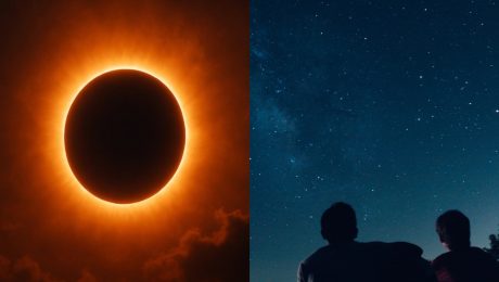 zatmenie Slnka, nočná obloha