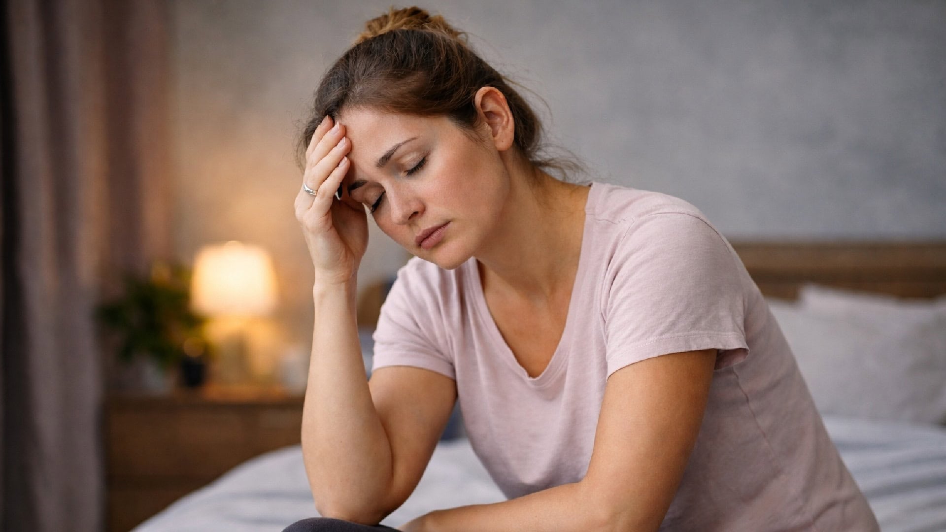 žena, ktorá sa necíti dobre