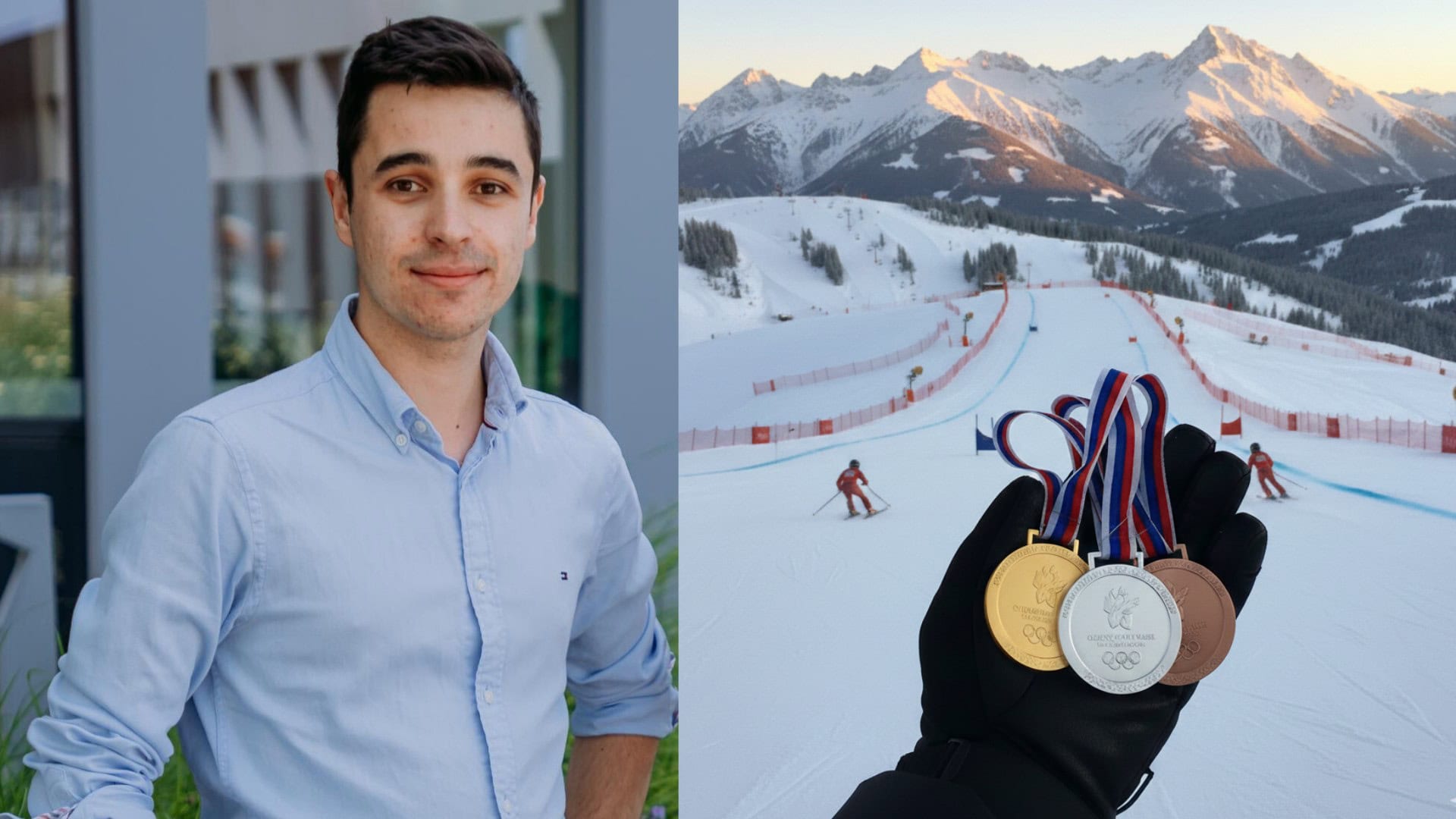 Na snimke je Patrik Kindl, olympijske hry