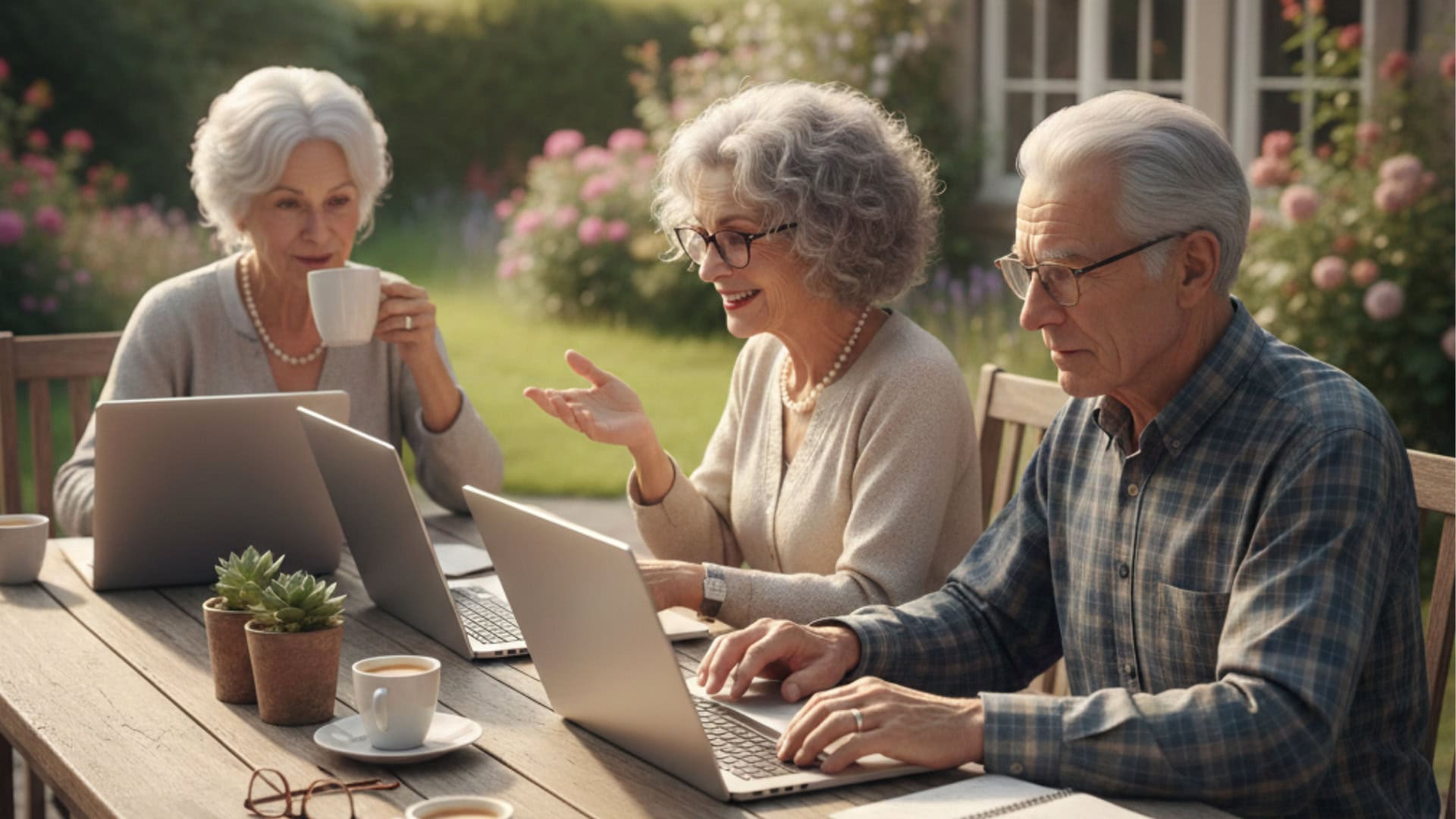 dochodci pouzivajuci ai, umela inteligencia, notebook