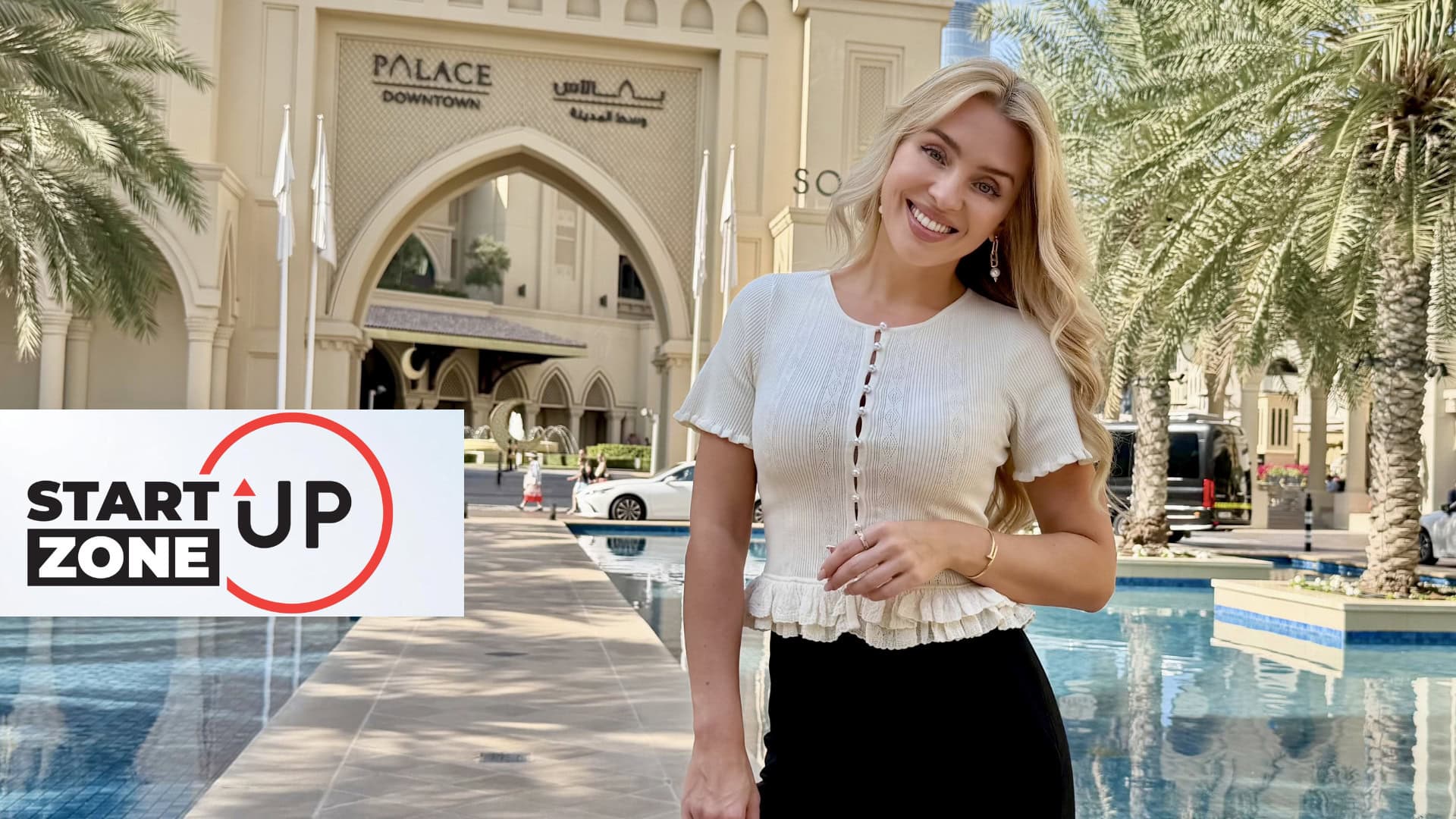 na snimke je Daniela v Dubaji