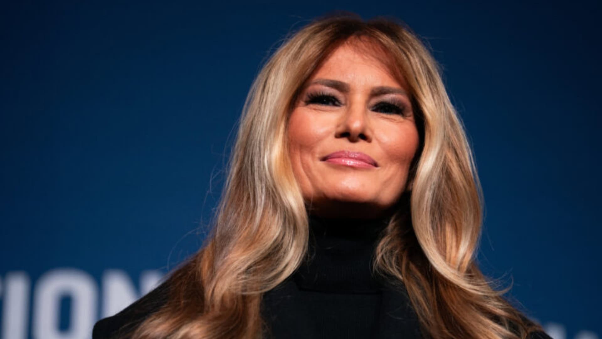 Na snímke Melania Trumpová.