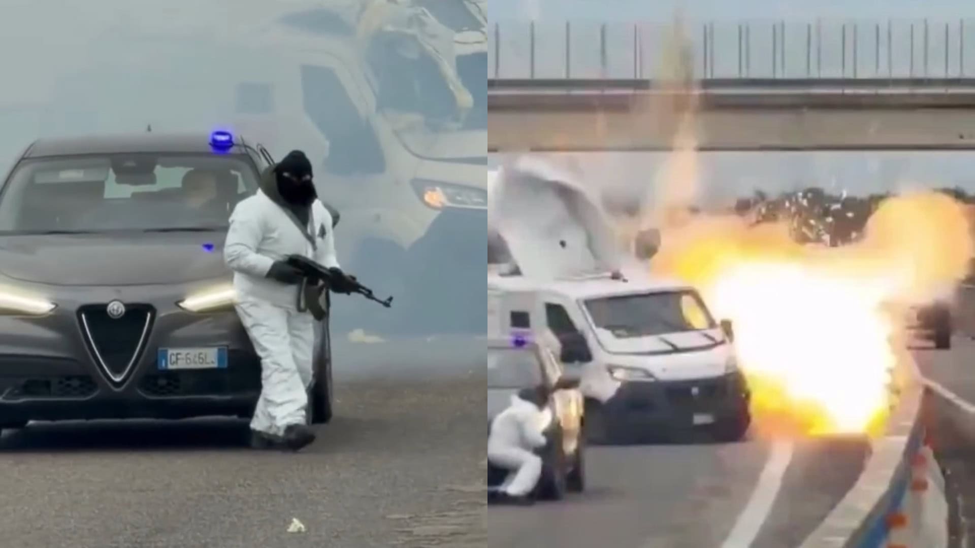 V Južnom Taliansku na rýchlostnej ceste medzi Brindisi a Lecce došlo k ozbrojenému útoku.