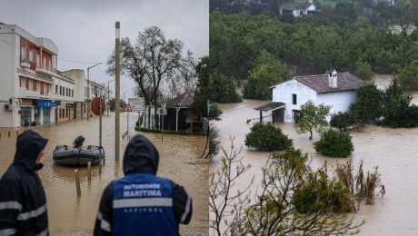 Storm Leonardo Hits Portugal Spain.
