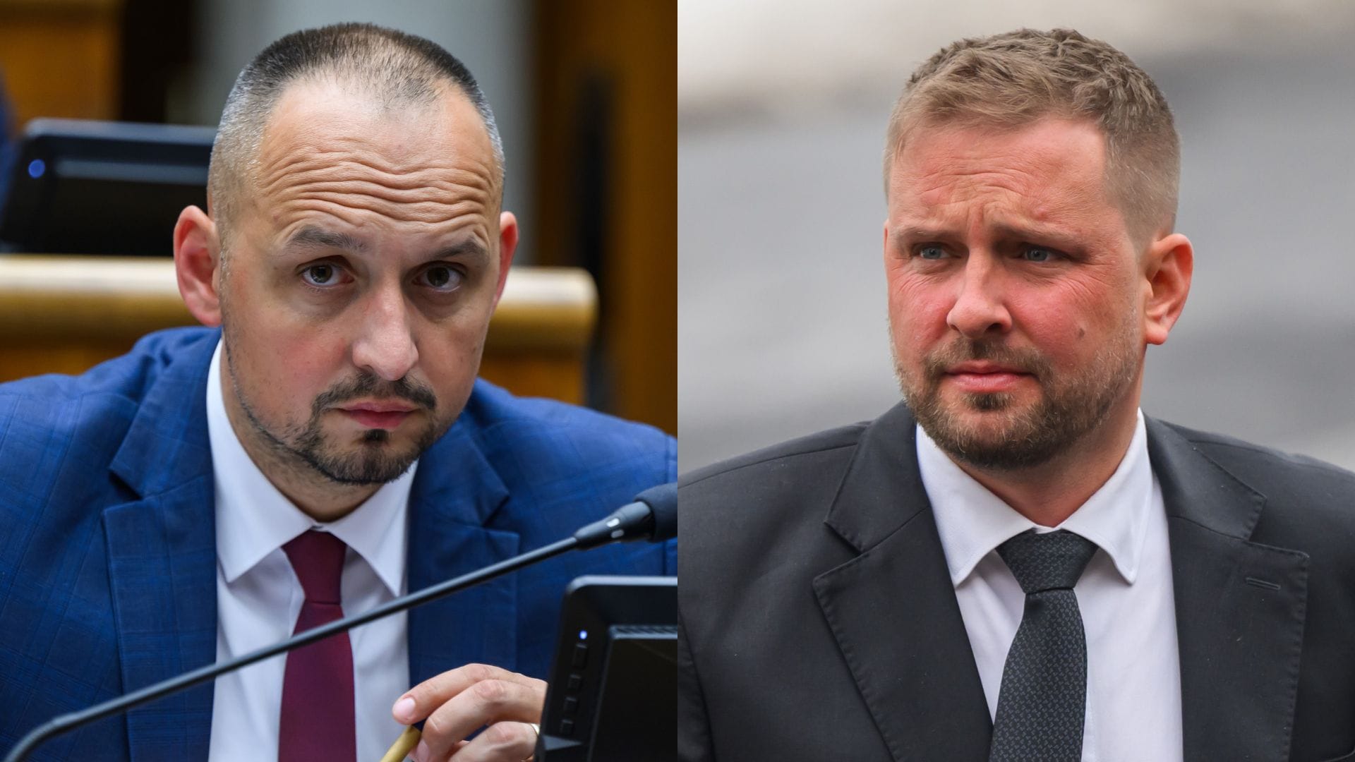 Na snímke František Majerský a Kamil Šaško.