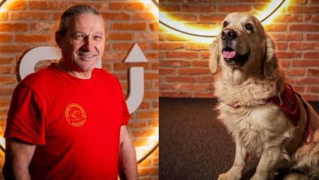 Miro Suja a Amir, canisterapia