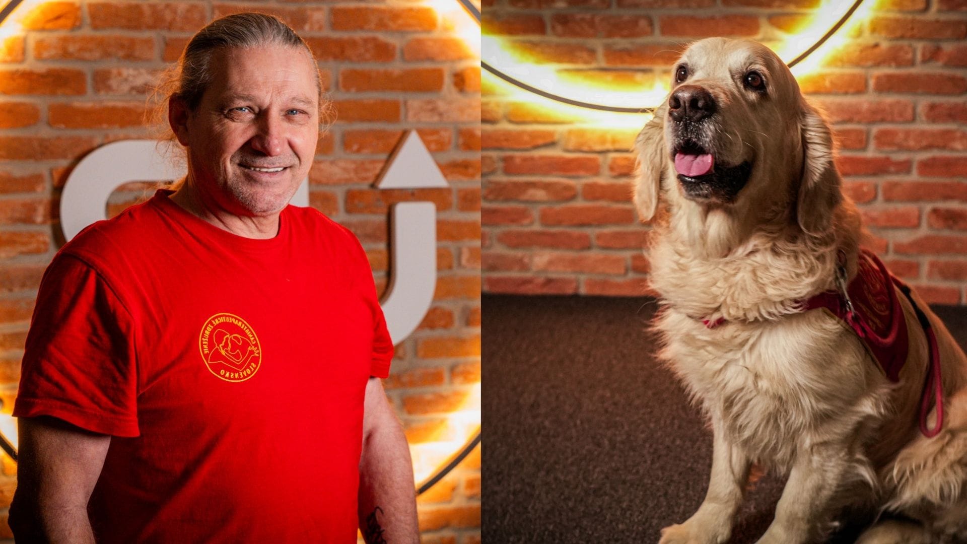 Miro Suja a Amir, canisterapia