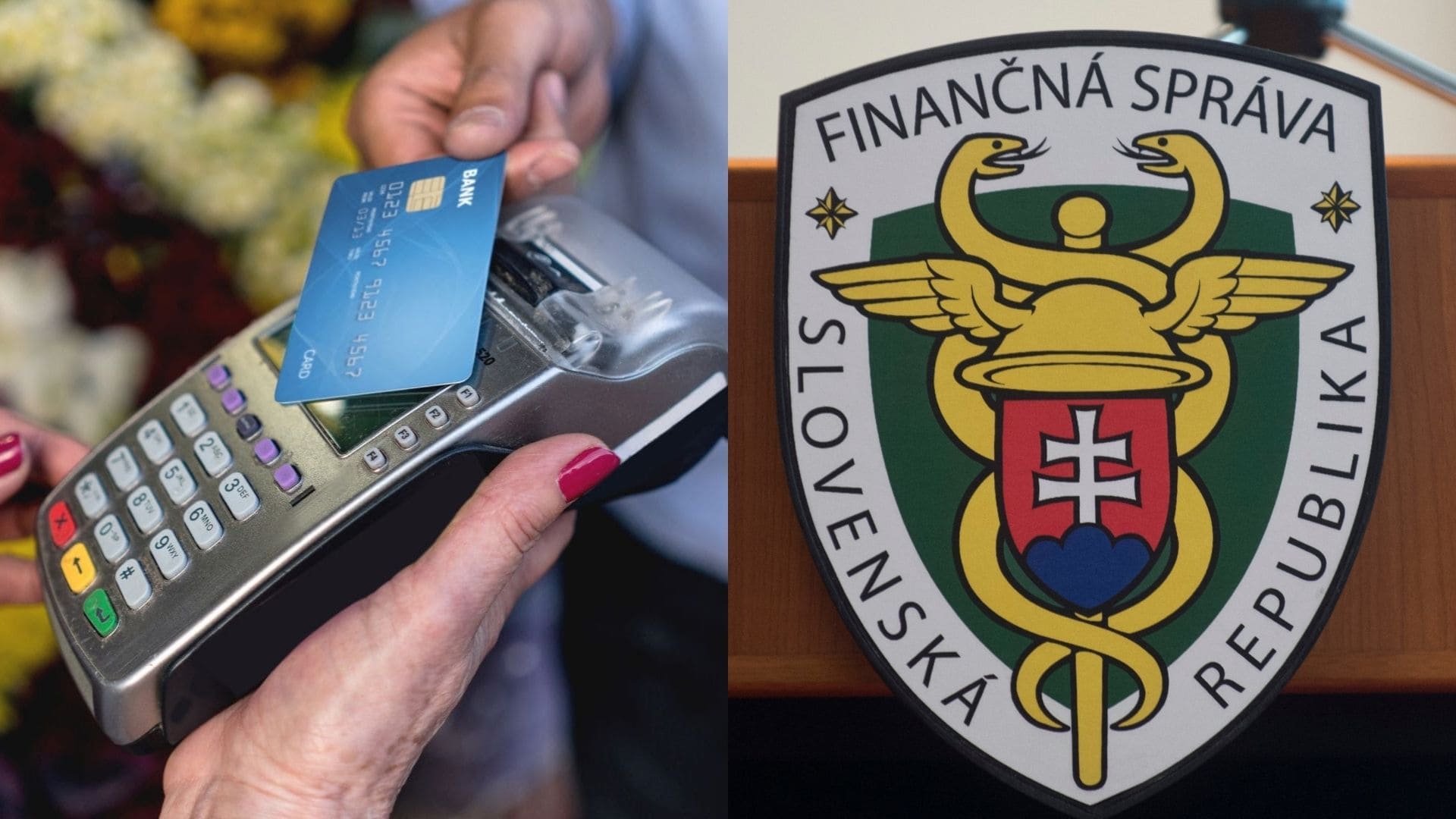 platba kartou, finančná správa