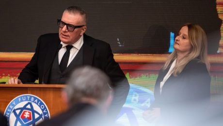 Na snímke prezident SFZ Ján Kováčik.