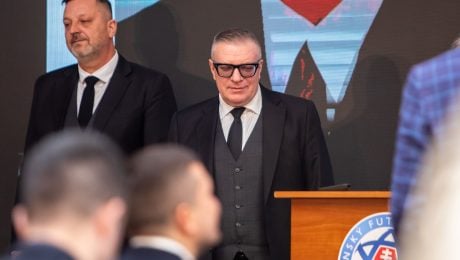 Na snímke prezident SFZ Ján Kováčik.