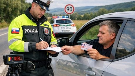 policajt, vodič, pokuta