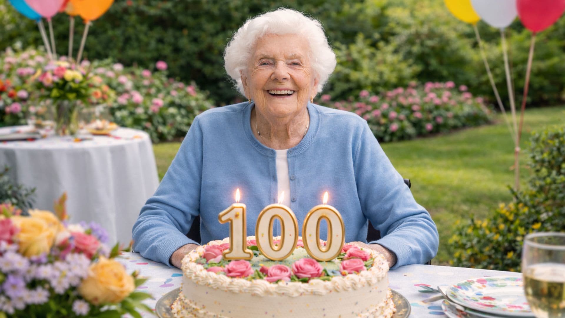 Žena oslavuje 100 rokov