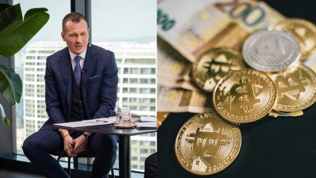 na snimke je peter varga a krpyto, kryptomeny, kryptoaktíva