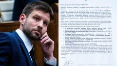 Šimečka zverejnil list adresovaný Putinovi: „Páni z koalície, aká bude vaša odpoveď?“ pýta sa líder PS