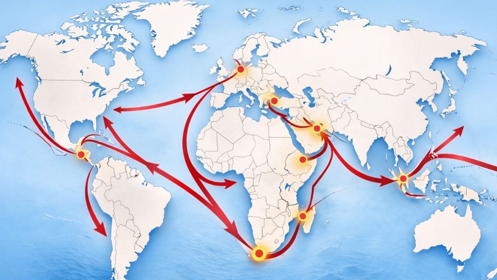 Kritické ropné tepny