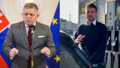 Robert Fico a Michal Šimečka