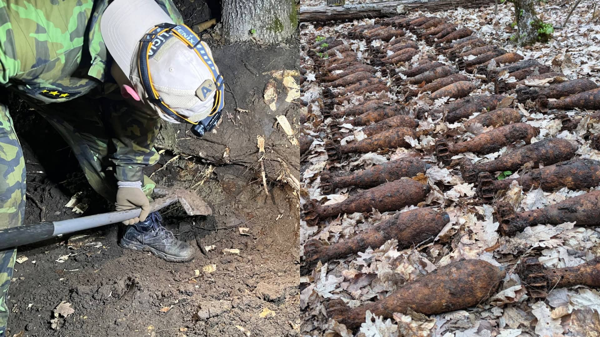 V OBCI CHĽABA PYROTECHNICI ZO ZEME VYKOPALI REKORDNÝCH 180 KUSOV MUNÍCIE