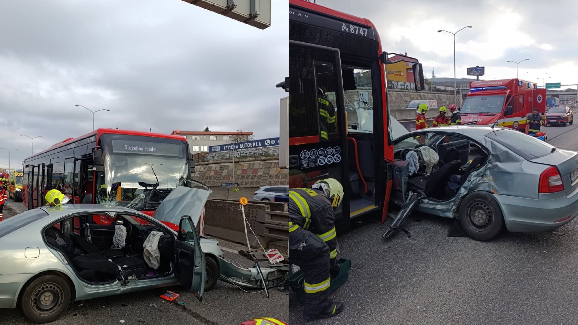 nehoda, diaľnica D2