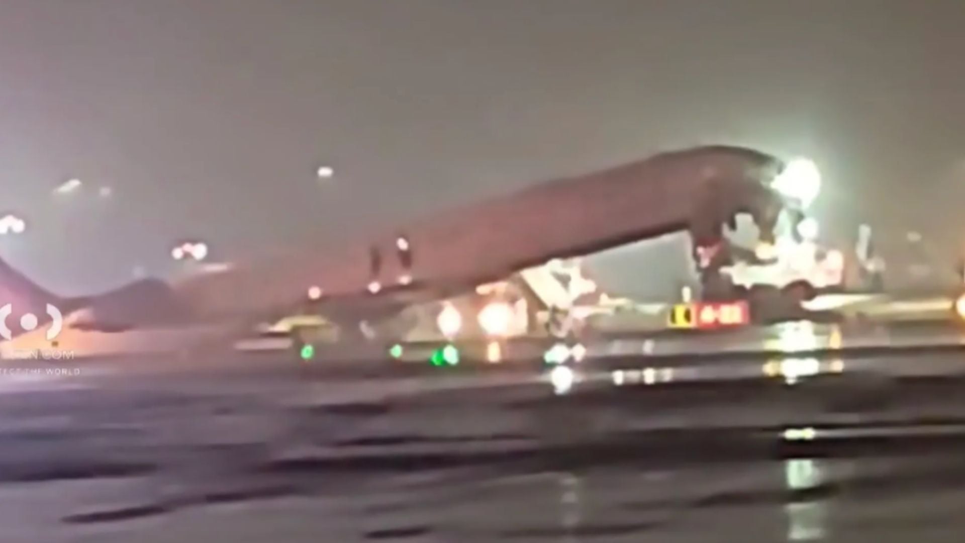 Zrážka lietadla v New Yorku