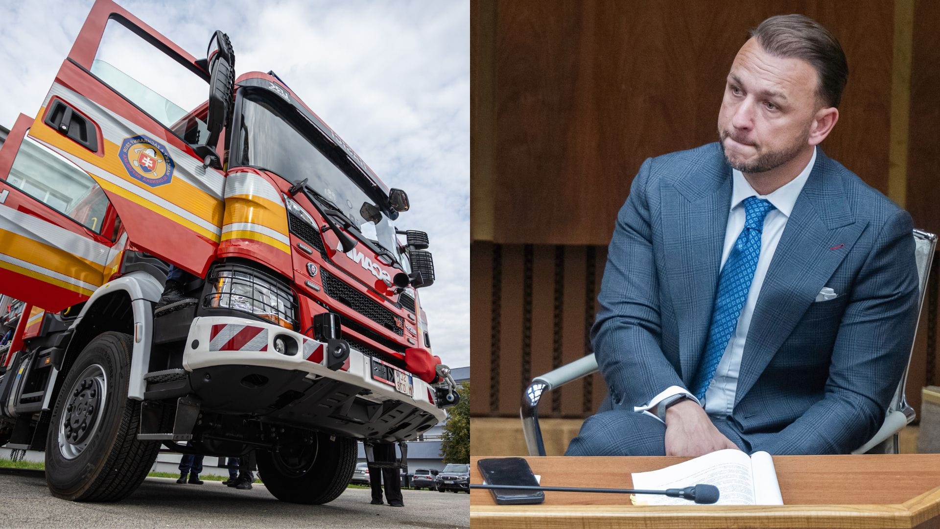 Kauza hasičských áut pokračuje: SaS hovorí o podvode a žiada vyšetrovanie