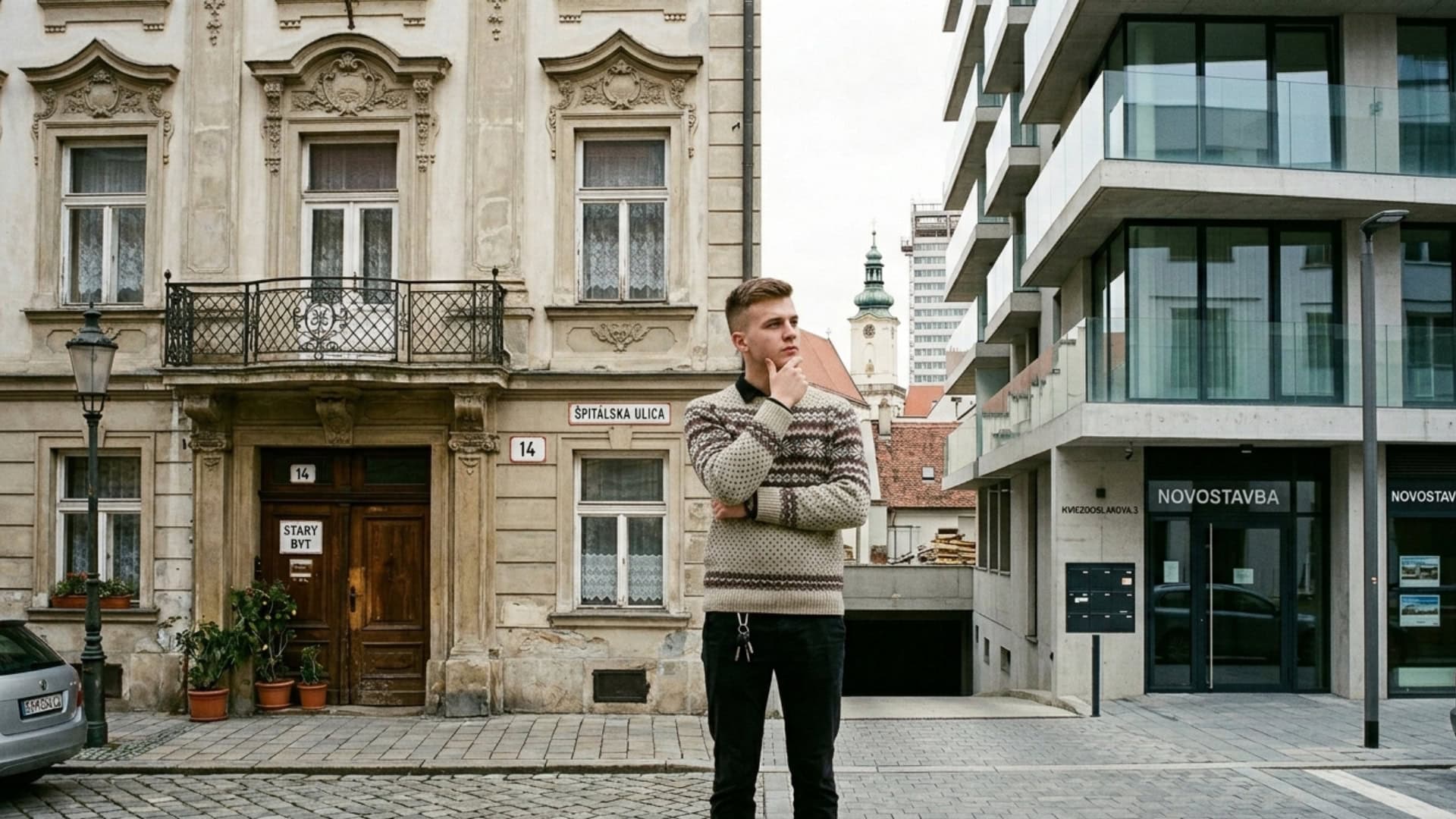 na snimke su byty, nehnutelnost