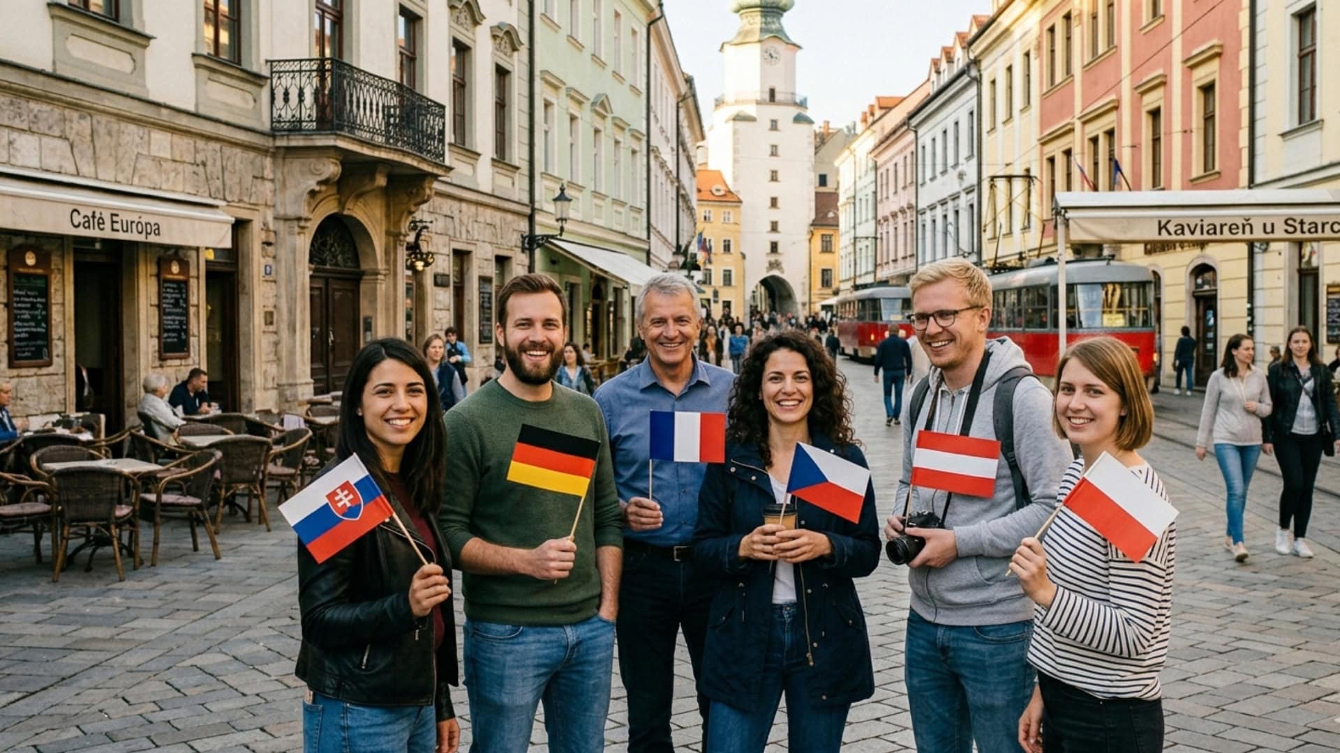 na snimke je europa, prieskum, hrdost