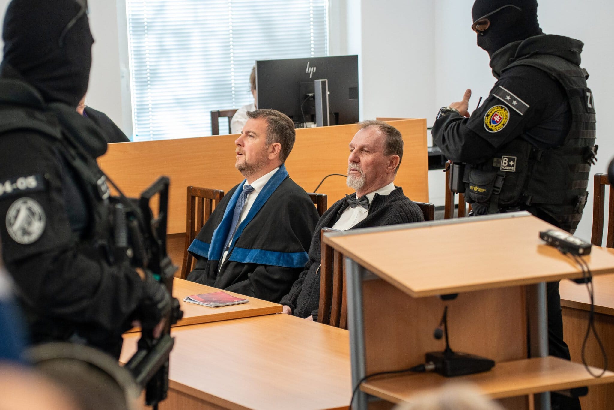 Na snímke dôchodca Juraj C., ktorý čelí obžalobe zo spáchania obzvlášť závažného zločinu teroristického útoku.