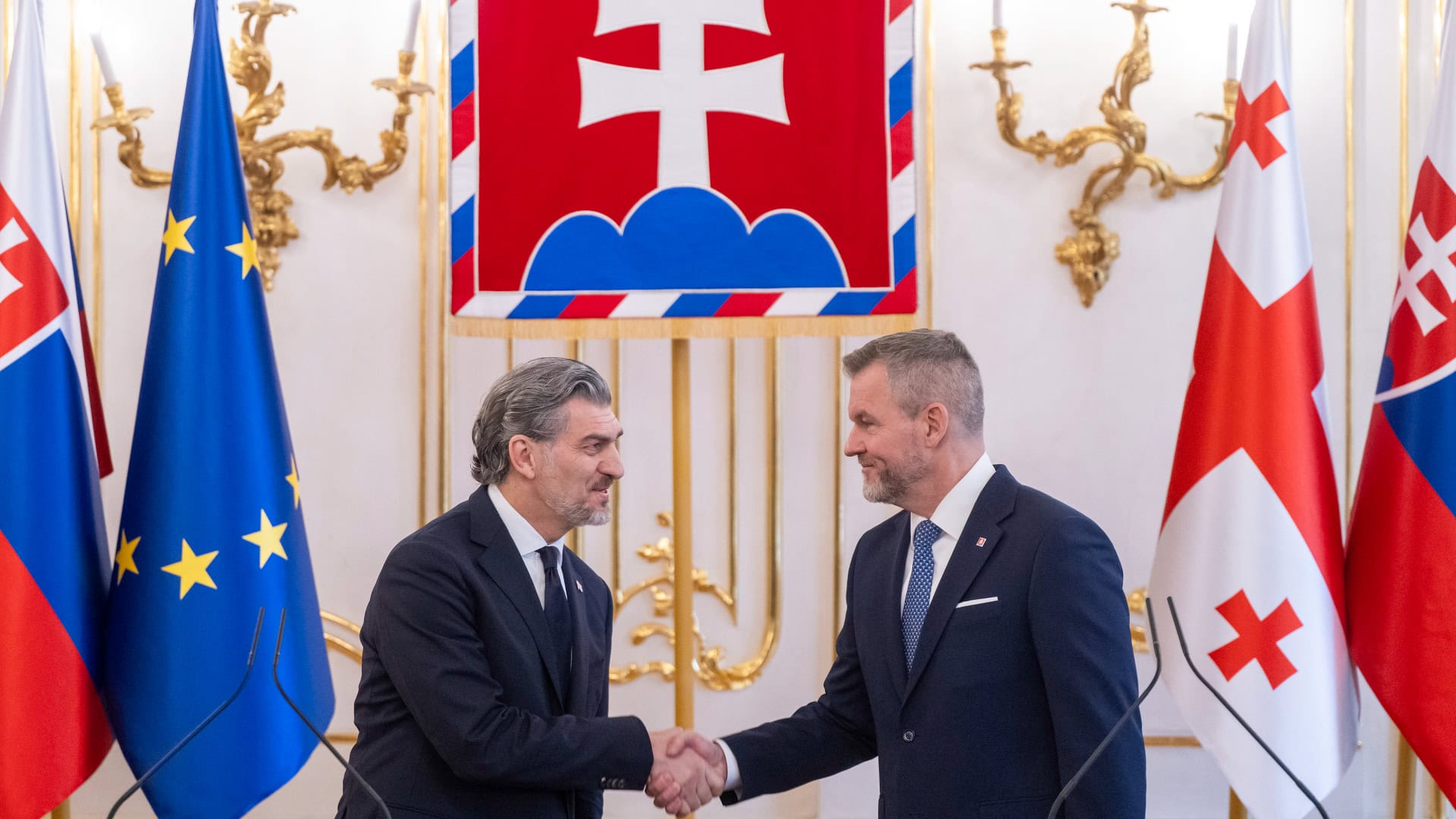 Návšteva prezidenta Gruzínskej republiky Michaila Kavelašviliho na Slovensku