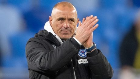 Na snímke tréner slovenskej reprezentácie Francesco Calzona.