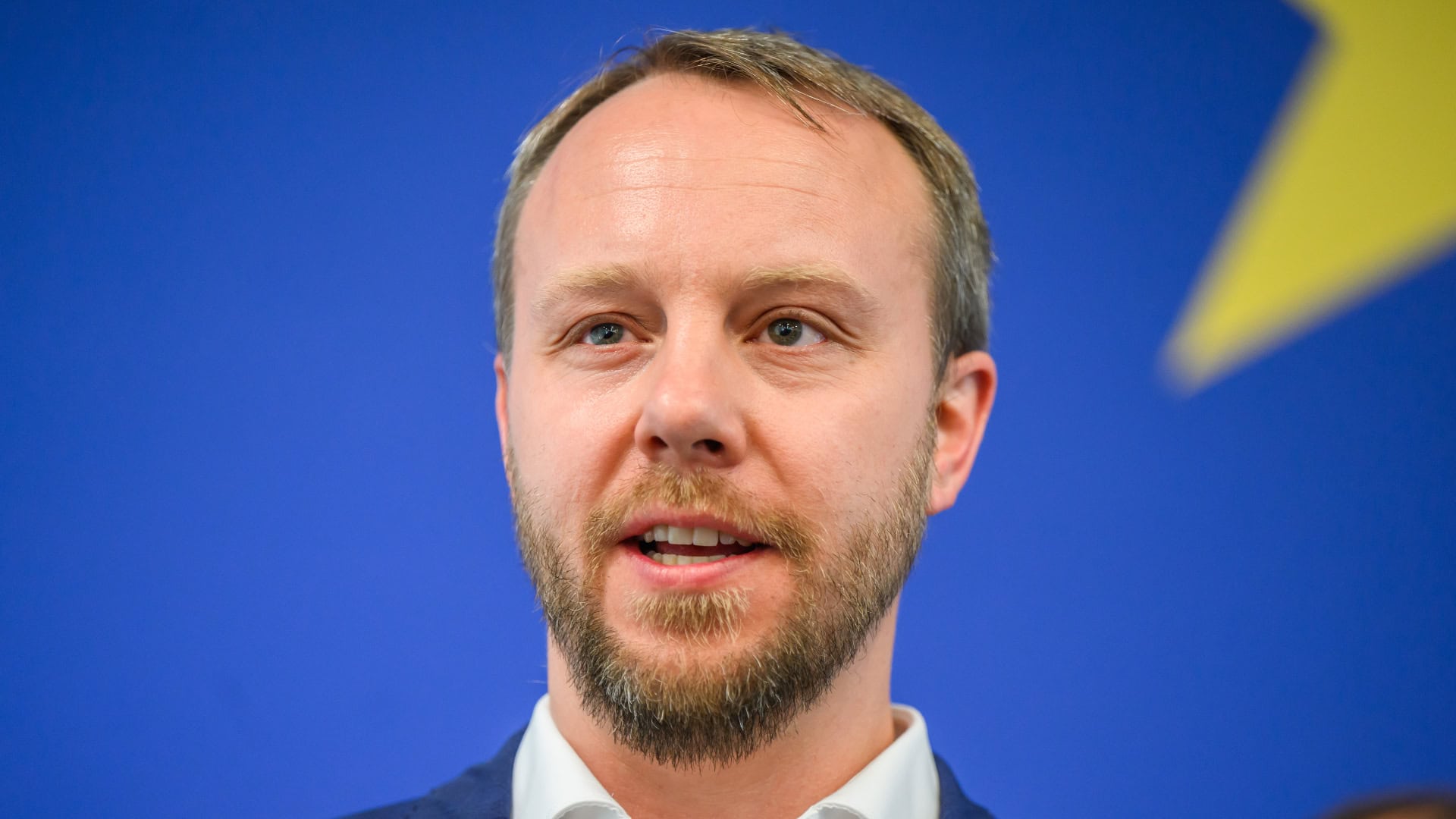 Na snímke europoslanec Daniel Freund.