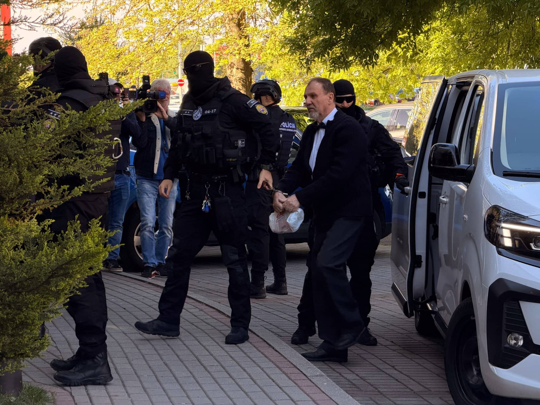 Na snímke dôchodca Juraj C., ktorý čelí obžalobe zo spáchania obzvlášť závažného zločinu teroristického útoku.