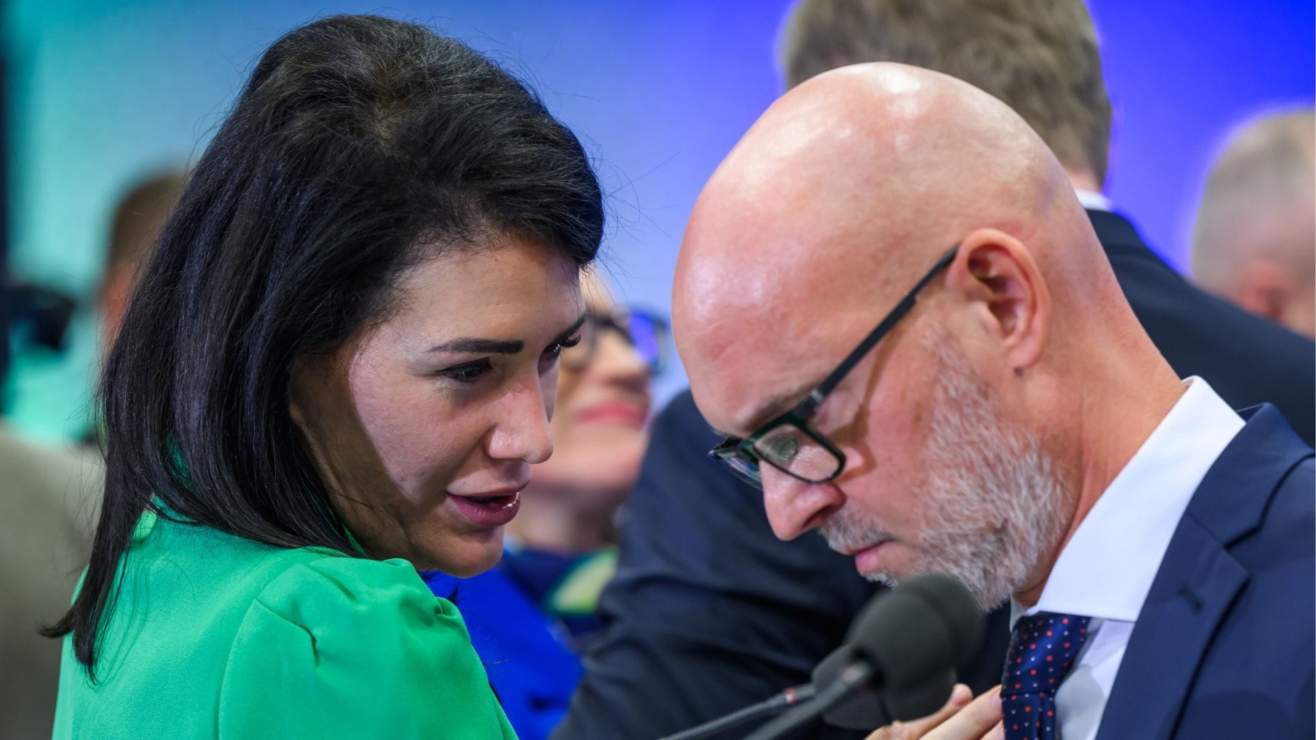 Na snímke Jana Bittó Cigániková a Branislav Gröhling