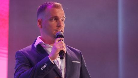 Pavol Banáš z Vyskilluj na konferencii Itapa