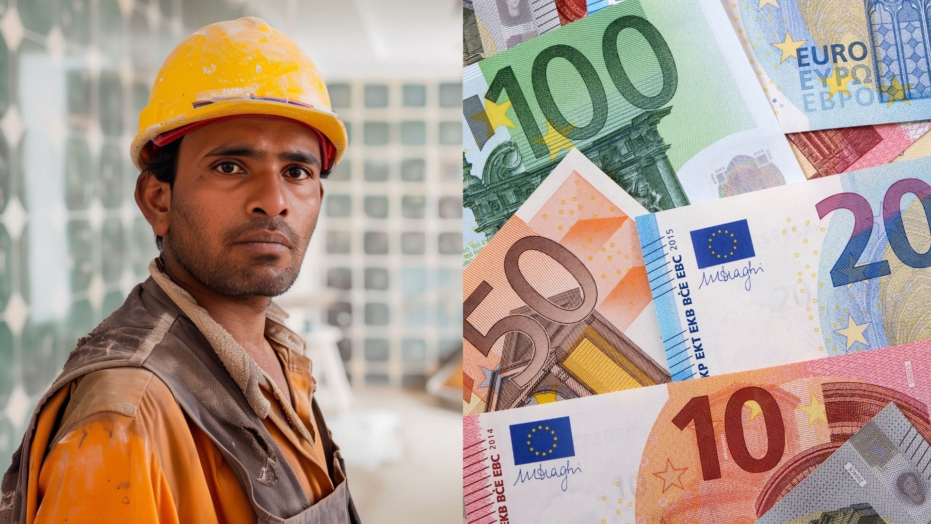 cudzinec muž pracujúci na Slovensku