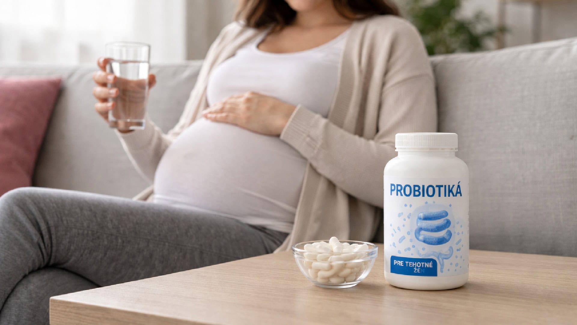 tehotná žena, probiotiká