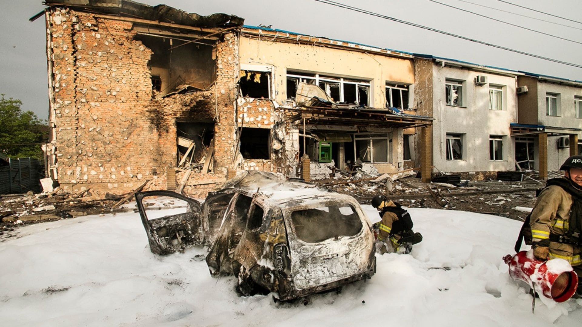 Ruský dron minulý týždeň zasiahol ubytovacie zariadenie v Černihivskej oblasti