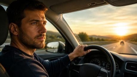 vodič, auto
